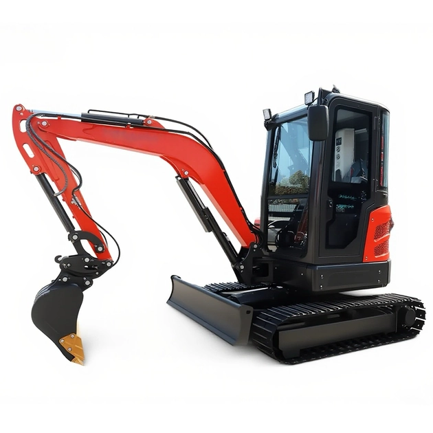 3.5 ton excavator equipped with air conditioning comfortable operation improve work efficiency