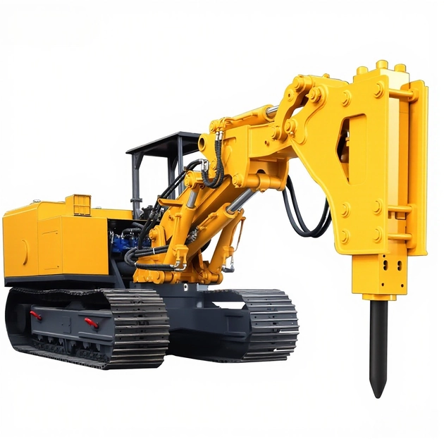 Mining Crawler Tunneling Excavator For Roadway With Fully Hydraulic Control System